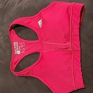 Adidas Small Techfit medium compression Sports Bra